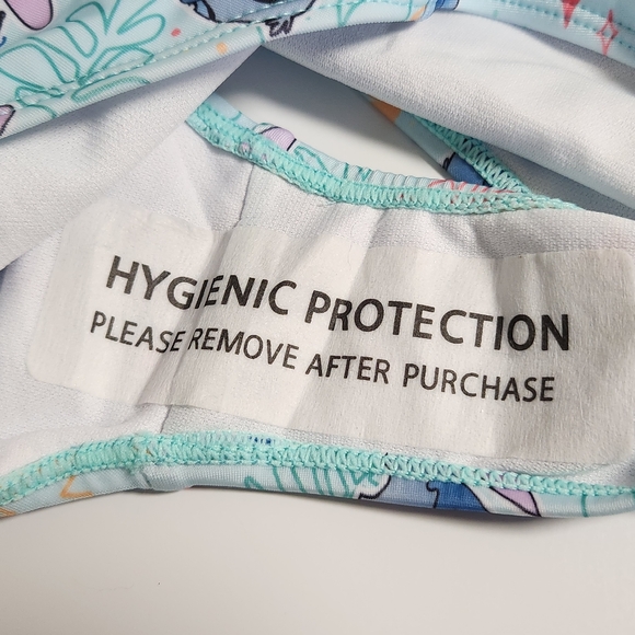 Girls Size 10/12 Disney Lilo & Stitch One Piece Bathing Swim Suit (UPF 50+) - Picture 8 of 9